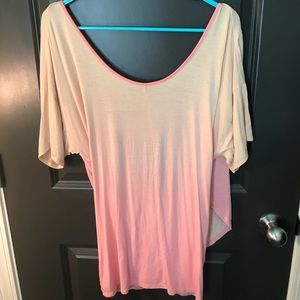Very big pink top